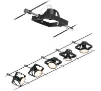 PLM 94434 - WireSystem Spot MacII, noir, 5 spots, GU5.3