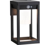 Solar Applique d'extérieur LED Marisol Détecteur de mouvement IP44 3000K 350lm Noir Noir G