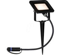 Paulmann Spot LED Plug&Shine 94574 - 6,8 W blanc chaud 3000 K IP65 noir