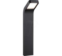 PLM 94746 - Borne d'éclairage LED Kulma, IP44, 3 3000 K, 7,5 W, anthracite