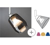 Paulmann 95359 URail Abat-jour Vento DecoSystems 80 mm Verre fumé système de rail URail