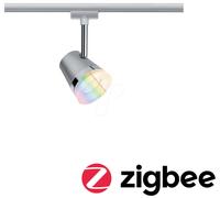 PLM 95525 - Spot sur rail URail, ZigBee, GU10, 350 lm, 5,5 W, RVBW, chrome