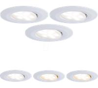 Paulmann Spot encastré LED Calla 99935 – 3x5W IP65 Blanc dépoli