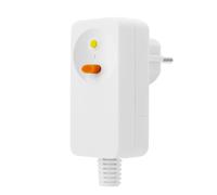 Plmvhpb Bouchon Protection RCD EU Blanc | Connecteur RCD portable compatible prise européenne, 16 A, 250 V, 10 mA sensibilité, déclenchement <0,1 ms.