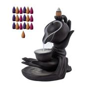 Plmvhpb Brûleur D'Encens à Reflux en Forme de Main de, Brûleur D'Encens à Fumée, Porte-Encens en Cascade