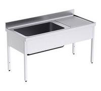 Plonge en Inox avec Bâti Grande Capacité Egouttoir à Droite Gamme 700 - Distform inox G