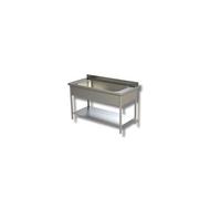 Plonge Grand Evier - Gamme 600 - - - Inox AISI430 1800x600x850mm