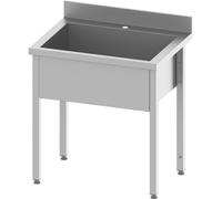 Plonge Inox AISI 201 Maxi 1 Bac - Gamme 600 - Stalgast