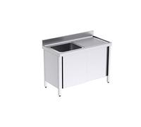 Plonge Inox avec Bâti Portes et Egouttoir Gamme 700 - Distform inox G