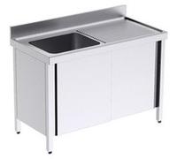 Plonge Inox avec Bâti Portes et Egouttoir Gamme 700 - Distform inox G
