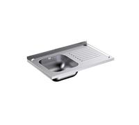 Plonge Inox avec Evier et Egouttoir Droite Profondeur 500 - - - Acier inoxydable 1200x500x500xmm