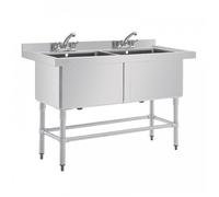 Lavabo double Vogue Deep Sink de 141 cm de long