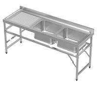 Plonge Inox Professionnelle Avec Pied Pliant - Gamme 600 - Combisteel