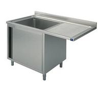 Plonge Sur Armoire Avec Porte Battante, Place Pour Lave-Vaisselle, 1 Bac à Gauche, 1400X700 mm - Virtus - - 1400x700x850mm G