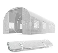 Film pour tunnel de jardin 3x4,5m (13,5m2) blanc Plonos