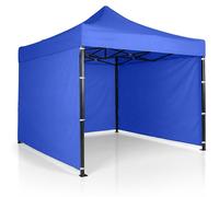 Plonos PL-300, tente pliante pour jardin, dimensions 3 x 3 mètres, 3 parois, couleur bleue