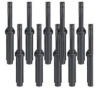 Plot de 10 Tuyère d'arrosage Rain Bird UNI-Spray 415 avec buse réglable 15VAN, portée 4,5 m, Hauteur de soulèvement 10 cm