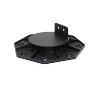 Plot réglable pour terrasse - MCCOVER - 148×148 mm - Hauteur 18-30 mm - Épaisseur 30 mm - Noir