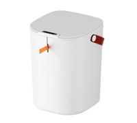 plplaaoo Les poubelles du capteur peuvent induction automatique à déchets sans touche avec poignée ABS matériau 20L grande capacité pour le salon de la cuisine de la salle de bain (Blanc)