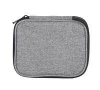plplaaoo Sac de Rangement pour Crochets, Gris, 2 Couches, Tissu Oxford 600D, Organisateur d'aiguilles à Tricoter pour Voyage, Travail à Domicile, Accessoires artisanaux durables et