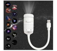 Plug-And-Play Hd Star Projector Ocean Brancher et utiliser Galaxy Projector Alimentation en USB Lampe Projecteur Galaxie Convient Pour la Chambre, Plafond,C