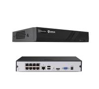 Plug & Play uniquement avec caméra Anpviz série U, enregistreur vidéo réseau 4K 8 canaux PoE NVR, 8 canaux H.265 NVR prend en charge la caméra PoE IP 8MP/6MP/5MP/4MP/3MP pour enregistrement 24h/24, 7j