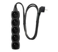 Plugger MPE-5 - Bloc multiprise électrique 5 prises - IP20 - 16 A - 230 V - câble 1,4 m - PVC - 3680 W