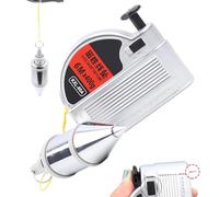 Plumb Bob Setter Precision Quick-Stabilizing Magnetic Auto-Retracact | Outil de ligne de plomberie de construction pour la construction, la menuiserie, le travail du bois, l'ingénierie