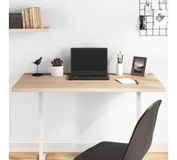 Plumbpyr Plateau de bureau en pin massif - 80 x 40 x 2,5 cm - Avec trous de câble - Plateau de table non traité pour poste de travail, bureau, construction de meubles, pièce de rechange, accessoires