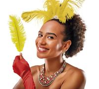 Plume d'autruche lâche 30 cm, sans Ruban.