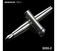 Plume Moyenne En Acier Inoxydable Pur De Haute Qualité, 0.5mm, Stylo À Encre Pour Étude Et Affaires, Décoration Pour Cadeaux
