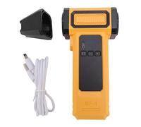 Plumeau à air comprimé électrique sans Fil Rechargeable, 9 Vitesses réglables, Affichage LED, Nettoyeur de Clavier pour la Maison, Le Bureau, l'entretien des Ordinateurs (Jaune)