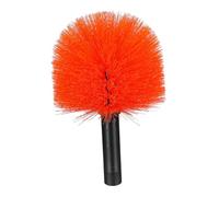 Plumeau à Toiles d'Araignée, Tête Flexible en Plastique Orange | Balai Attrape Araignée, Brosse Plafond, Usages Intérieur et Extérieur, pour Coins et Plafonds
