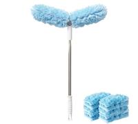Plumeau pour Ventilateur avec Perche Télescopique Microfibre, Stores Et
