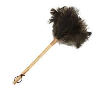 plumeau poussière - Plumeau autruche - Produit menager entretien maison - Plumeau en véritable plumes d'autruche avec manche bois