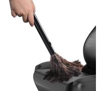 Plumeau Poussiere, Plumeau D'autruche Antistatique, Plumeau Lavable Réutilisable avec Poignée Extensibles, Plumeau Nettoyage Domestique, Nettoyage Plumeaux Plumeau Ménager Plumeau De Voiture