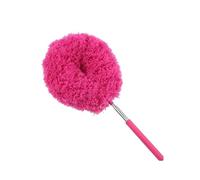 Plumeau Poussiere Plumeau En Microfibre Avec Manche Télescopique | Lavable Et Réutilisable, Idéal Pour Les Hauts Plafonds, Les Ventilateurs Et Les Meubles(Rose Red)