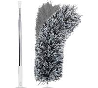 Plumeau télescopique en acier inoxydable tige télescopique, micro-fibres, de la poussière d'essuie-glace, la poussière balai ave