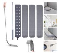 Plumeau Telescopique - Nettoyeur de poussière Rétractable Gap avec 2 housses en microfibre pour sous le canapé, les armoires, le