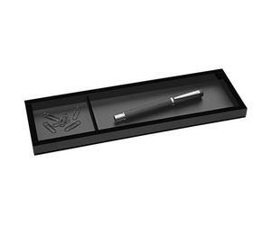 Plumier 'black office', 2 compartiments, noir