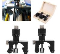 Plus - 2 lames de meuleuse pour le travail du bois | Meuleuse magnétique réglable Mes Gauge avec réglage à vernier