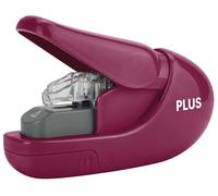 PLUS Agrafeuse sans agrafes zéro effort, staple-free Stapler, jusqu’à 5 feuilles - Bordeaux