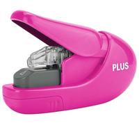 PLUS Agrafeuse sans agrafes zéro effort, staple-free Stapler, jusqu’à 5 feuilles - Rose
