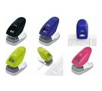 Plus Vision Agrafeuse sans agrafes de bureau SL-112A 2 en 1 perforeuse 10 feuilles Noir