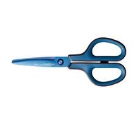 PLUS Japan Ciseaux universels Fitcut Curve Titane anti-adhérent 17,5 cm Bleu