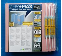 PLUS Japan - Classeur A4 extra-large 898 ZeroMax Paquet de 10 rose bonbon