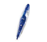 PLUS Japan Roller correcteur PS en forme de crayon au format de poche bleu, 6 m x 4,2 mm