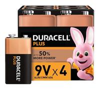 Plus, Lot de 4 piles Alcalines Type 9V, 6LR61 [ exclusive][157]