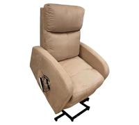 PLUS SANTE - Fauteuil releveur électrique Miami Cocoa | 1 Moteur synchronisé Dossier & Repose-Jambes, Fonction Relaxation & Aide au Lever, Mousse Haute densité | 90×94×110 cm | 48 kg
