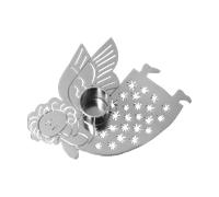 Pluto Design Bougeoir Hanna Lisa Larson Argent